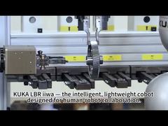 Robot collaborativo KUKA LBR IIWA a 7 assi per pallettizzazione e imballaggio