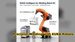 Soluzioni di automazione robotizzata per saldatura ad arco intelligente KUKA